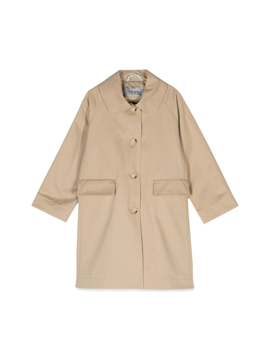 イルグッフォ IL GUFO トレンチコート 厚地の外套 ガールズ ベージュ Trench coats 285125 関税 貨物輸送無料 2023SS el