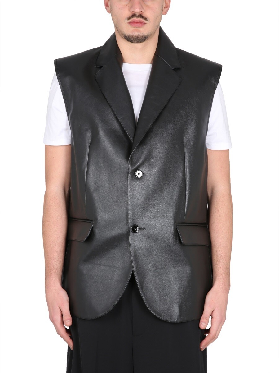 エムエムシックスメゾン マルジェラ MM6 MAISON MARGIELA ジレ より良い メンズ 黒いこと Vests 279269 関税 貨物輸送無料 2023SS el
