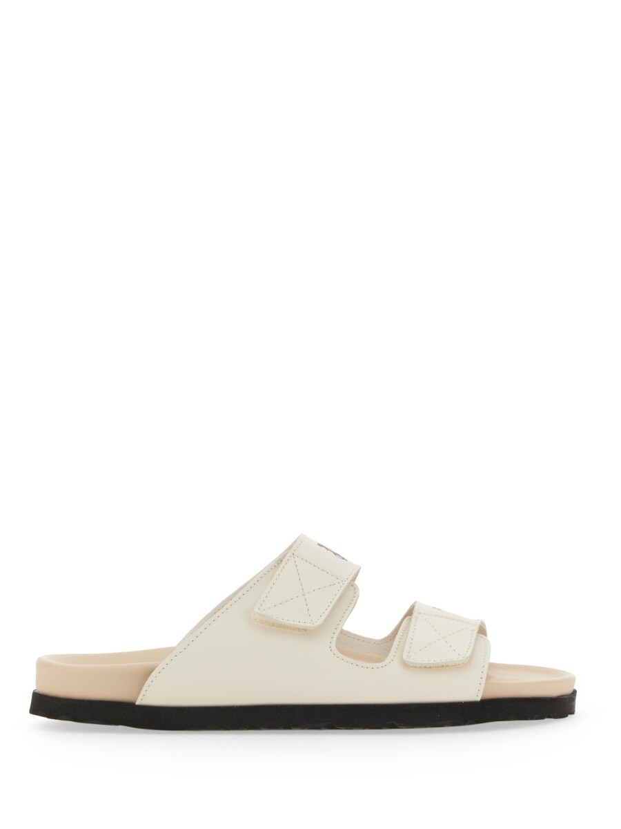 パーム エンジェルス PALM ANGELS フラットシューズ サンダル メンズ ホワイト Flat Shoes 280974 関税 送料無料 2023SS el|BRANDSHOP「il Tesoro」