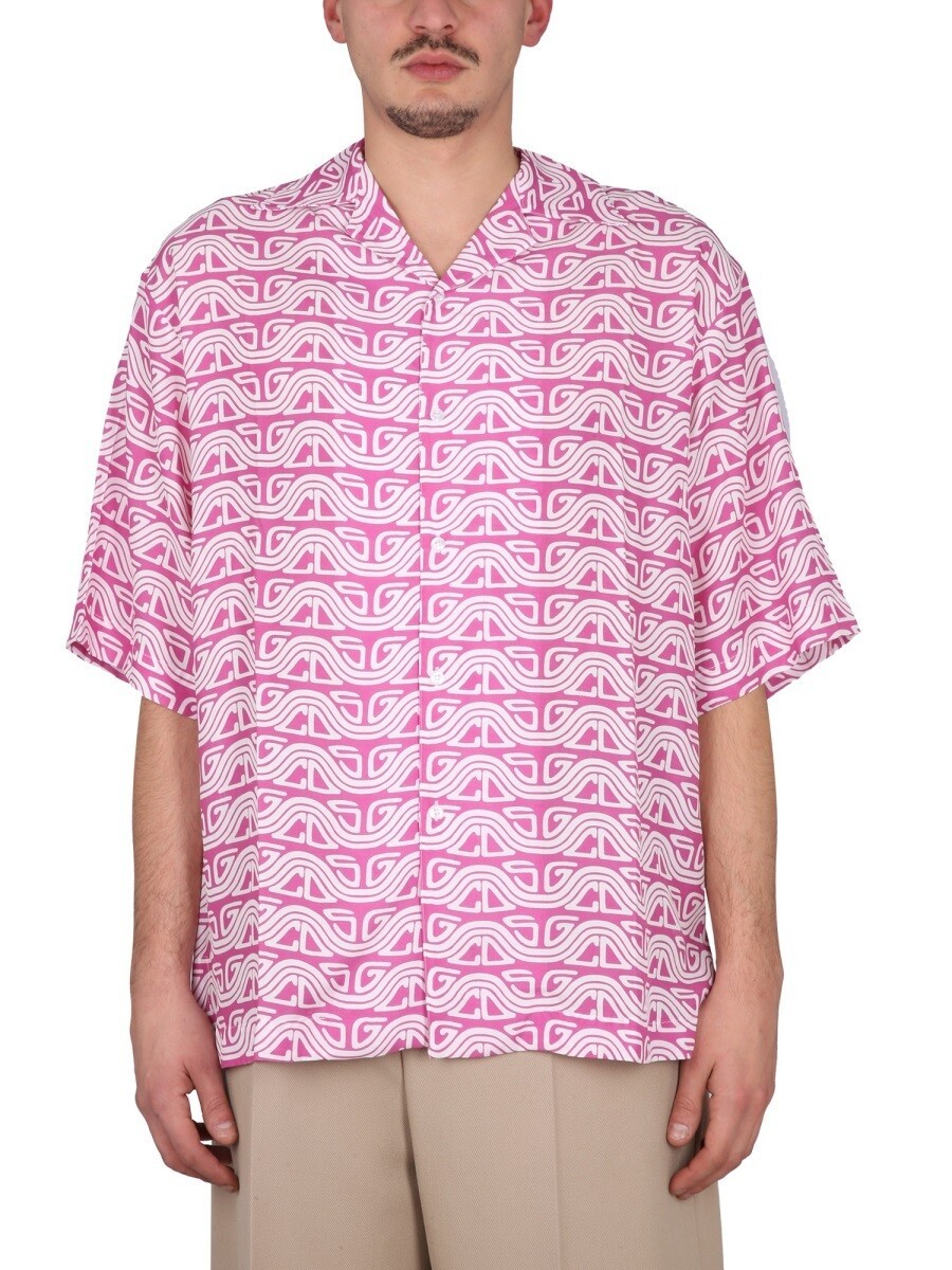 ジーシーディーエス GCDS シャツ メンズ パープル Shirts 279821 関税 送料無料 2023SS el｜BRANDSHOP「il Tesoro」