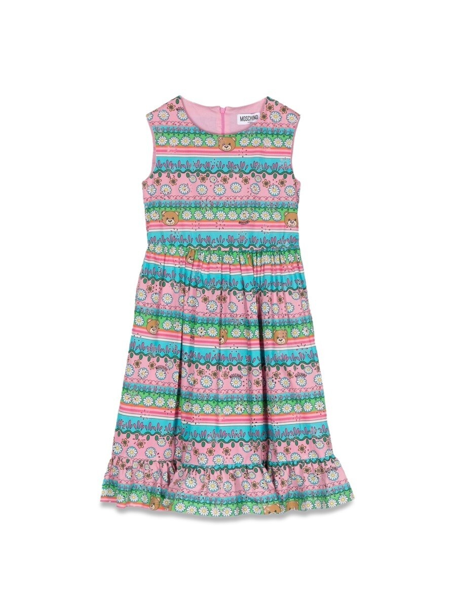 モスキーノ MOSCHINO ロングドレス ドレス ガールズ Long dresses 284546 関税 送料無料 2023SS el｜BRANDSHOP「il Tesoro」