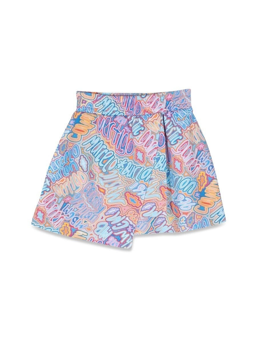 マルセロ・ブロン MARCELO BURLON ミニバッグ スカート ガールズ Mini-skirts 283193 関税 送料無料 2023SS el｜BRANDSHOP「il Tesoro」