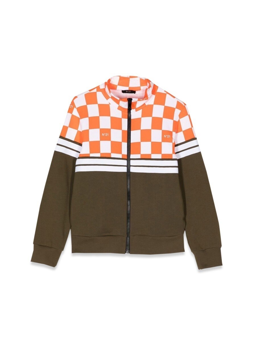 ヌメロ ヴェントゥーノ N.21 クルーネックスウェットシャツ 調教師 ボーイズ Crew neck sweatshirts 277452 関税 貨物輸送無料 2023SS el
