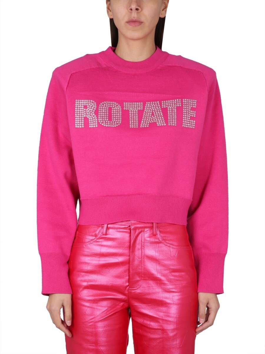 ローテート ROTATE BIRGER CHRISTENSEN セーター ニットウェア レディース パープル Knitwear 289971 関税 送料無料 2023SS el