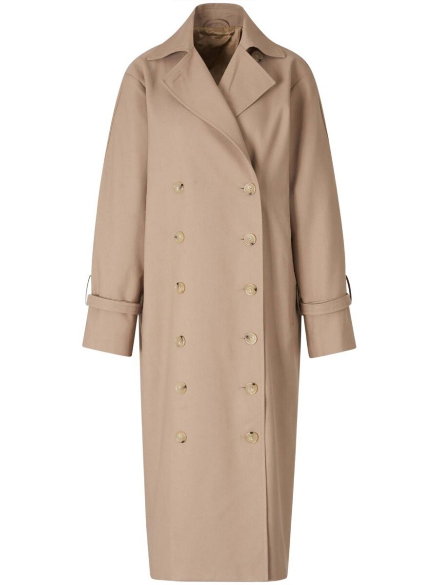 トーテム TOTEME トレンチコート 厚地の外套 レディース 赤銅色 Coats and trench coats 383191 関税 貨物輸送無料 2025AW el レディースファッション-コート・ジャケット