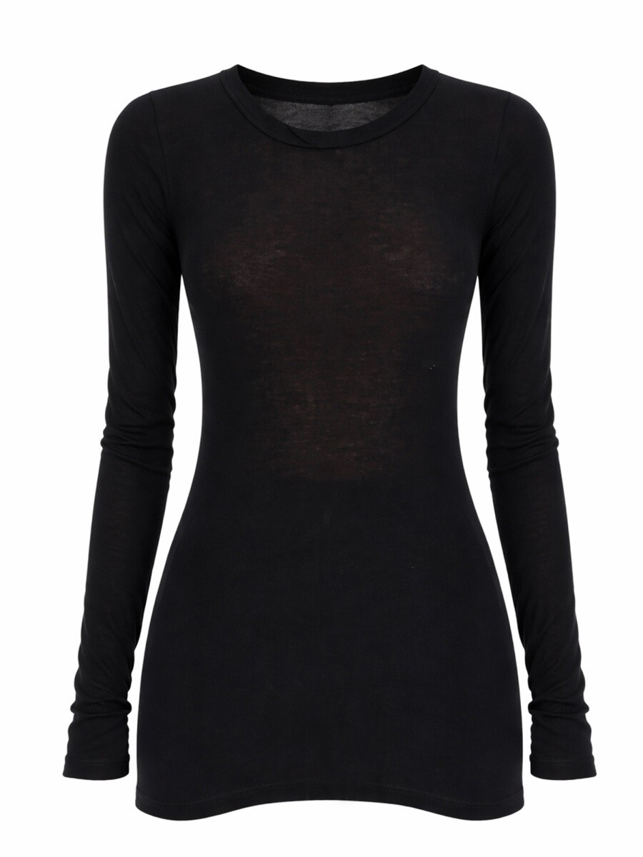 リック オウエンス RICK OWENS ポロシャツ Tシャツ レディース ブラック T-shirts and polo shirts 391196 関税 送料無料 2026SS el｜BRANDSHOP「il Tesoro」