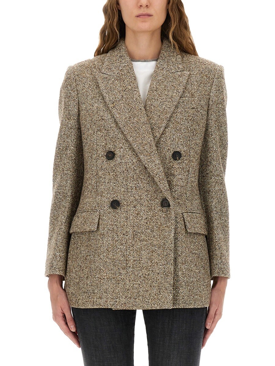 ブルネロクチネリ BRUNELLO CUCINELLI 背広上衣 背広 上衣 レディース ベージュ Suit Jackets 375889 関税 貨物輸送無料 2025AW el コート・ジャケット-レディースファッション