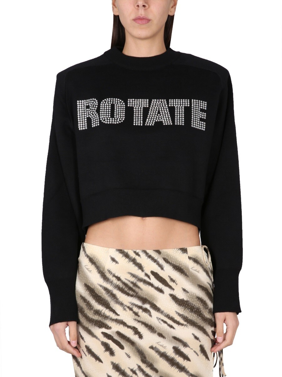 ローテート ROTATE BIRGER CHRISTENSEN セーター ニットウェア レディース ブラック Knitwear 290010 関税 送料無料 2023SS el