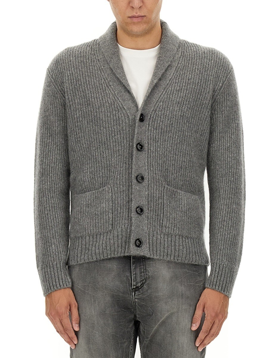トム ジェラルド・r・フォード TOM FORD ティーシャツ 編み物御召しもの メンズ 薄墨色 Knitwear 330628 関税 貨物輸送無料 2024AW el