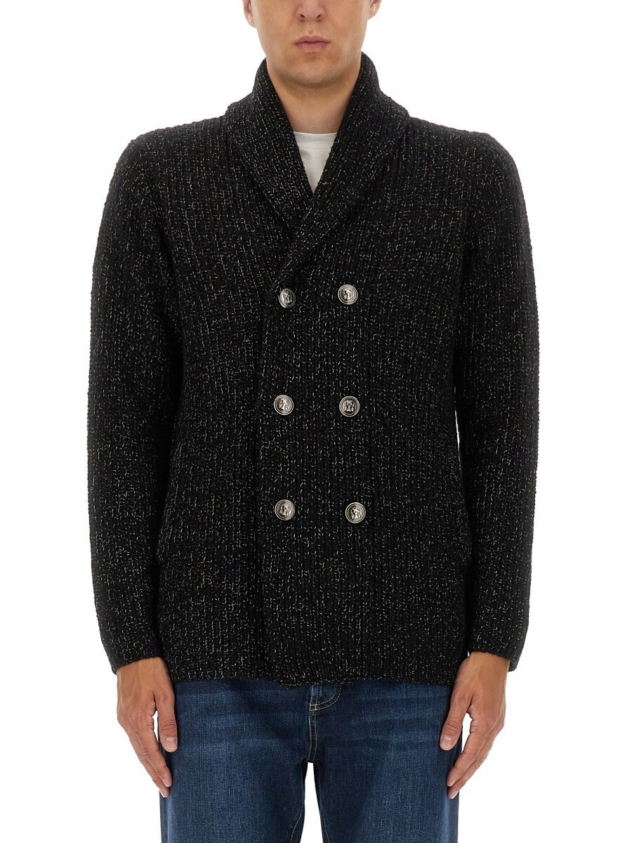 ブルネロ クチネリ BRUNELLO CUCINELLI ティーシャツ 編み物御召しもの メンズ 青碧 Knitwear 364372 関税 貨物輸送無料 2025AW el