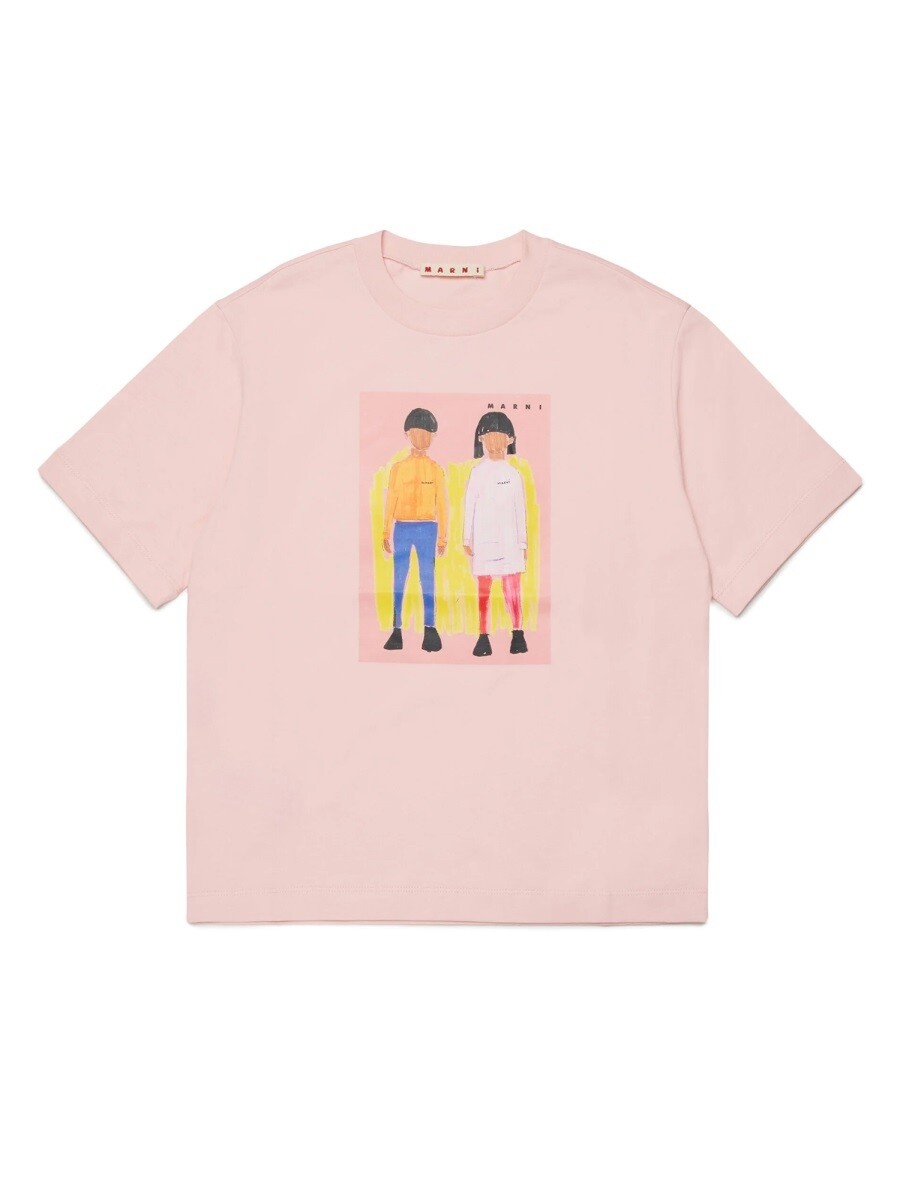 マルニ MARNI ロングスリーブTシャツ Tシャツ ガールズ ピンク Long sleeve t-shirts 392770 関税 送料無料 2026SS el｜BRANDSHOP「il Tesoro」
