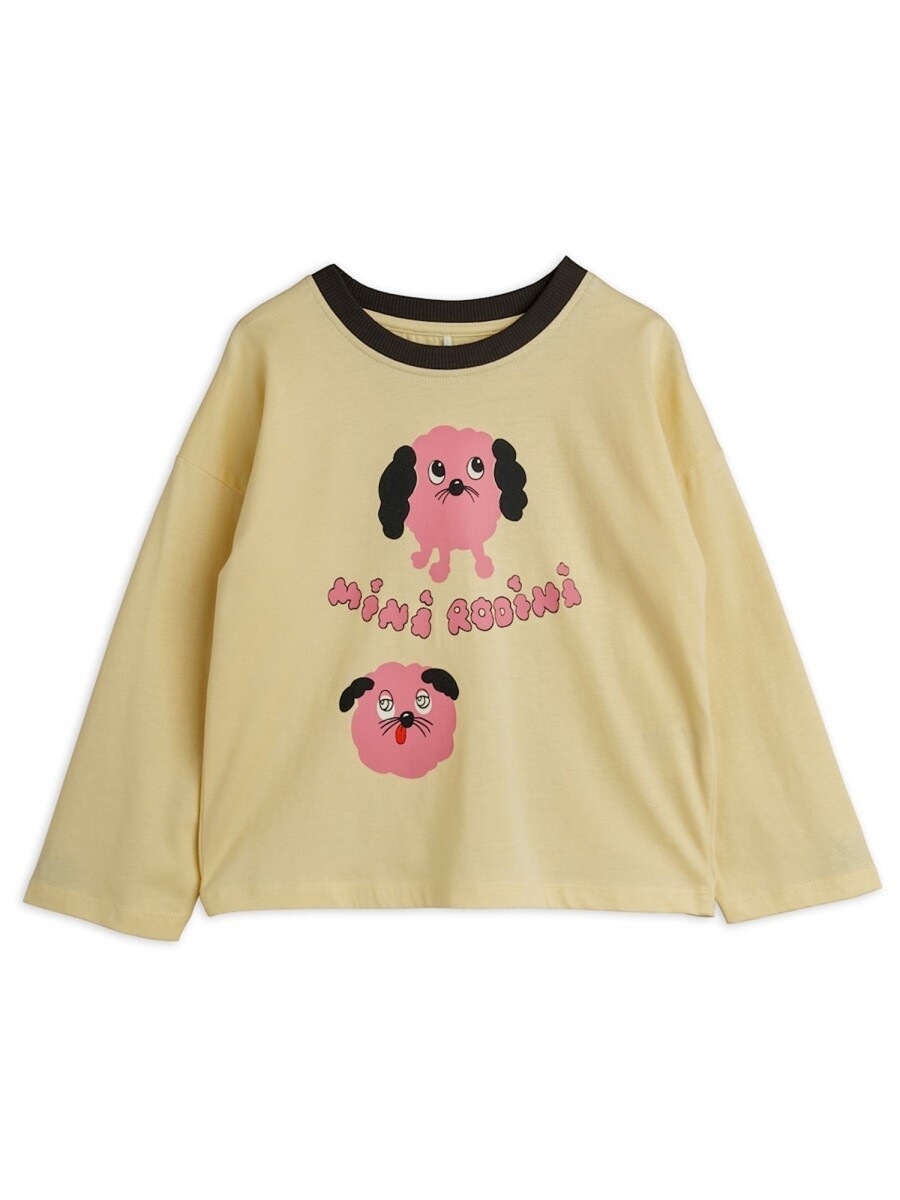 ミニ ロディーニ MINI RODINI ロング捩りプルオーバー プルオーバー ガールズ 黄色 Long sleeve t-shirts 397269 関税 貨物輸送無料 2026SS el