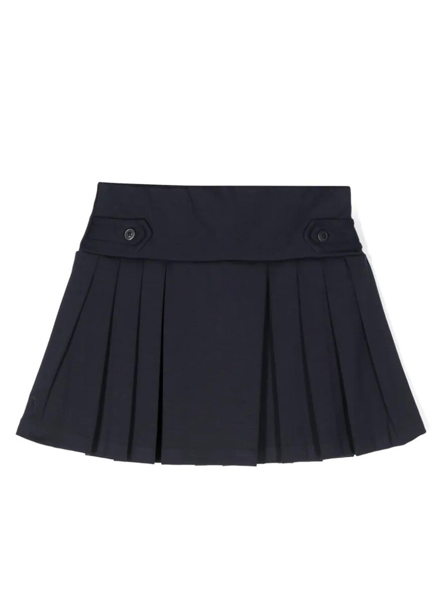 ポロ・ラルフローレン POLO RALPH LAUREN ミニ御徒面子 スコート ガールズ 青碧 Mini-skirts 400208 関税 貨物輸送無料 2026SS el