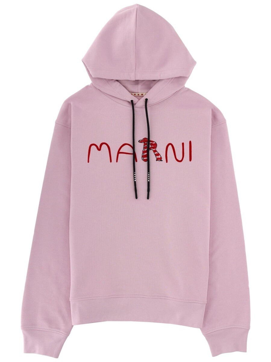 マルニ MARNI トレーナー 調教師 メンズ サクラ色 Sweatshirts 399236 関税 貨物輸送無料 2026SS el
