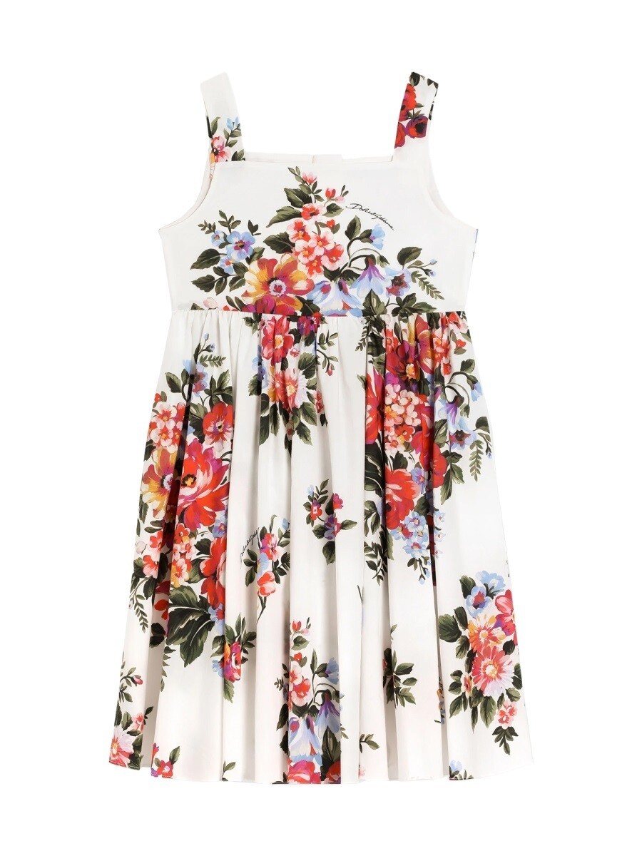 ドルチェ＆ガッバーナ DOLCE\u0026GABBANA ロング御召しもの 御召しもの ガールズ 白いこと Long dresses 401938 関税 貨物輸送無料 2026SS el