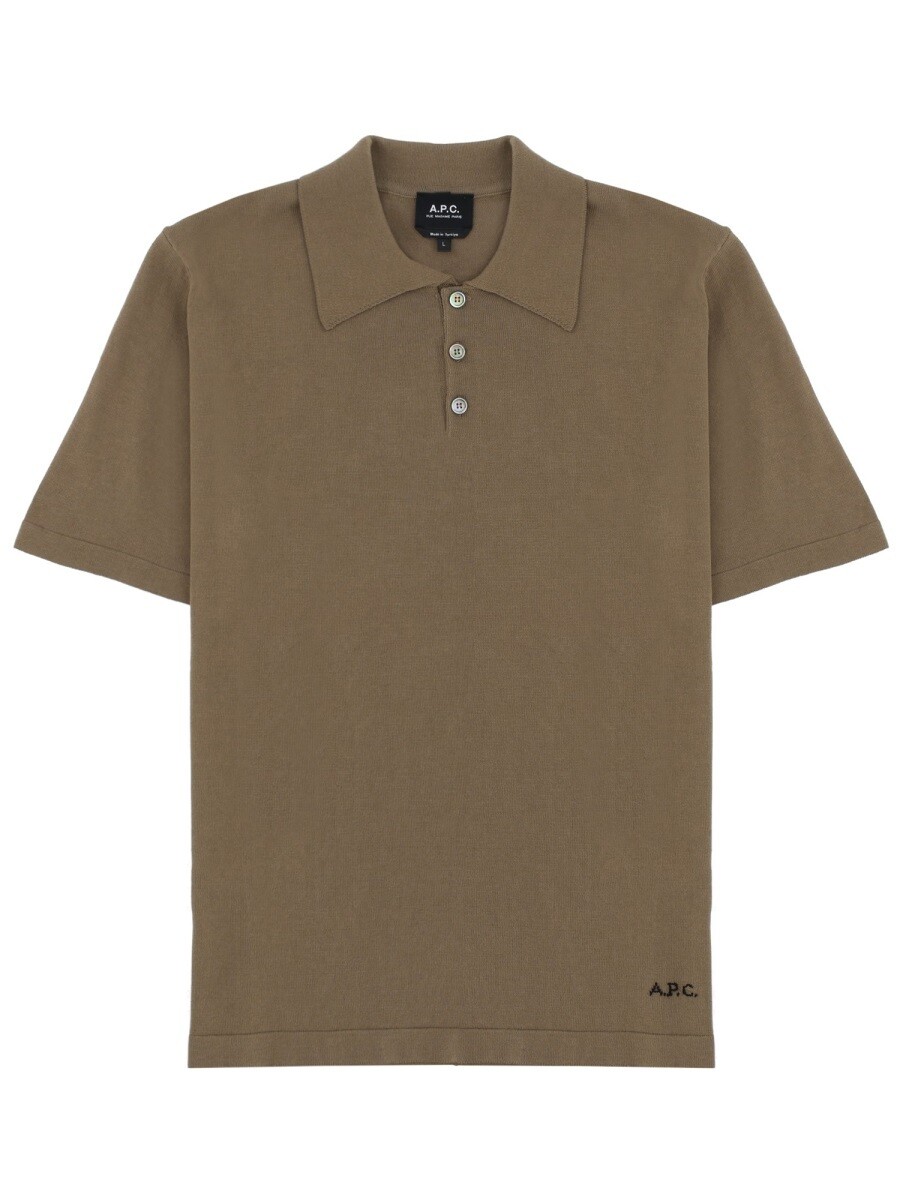 アーペーセー A.P.C. ポロシャツ メンズ グリーン Polo shirts 400992 関税 送料無料 2026SS el｜BRANDSHOP「il Tesoro」