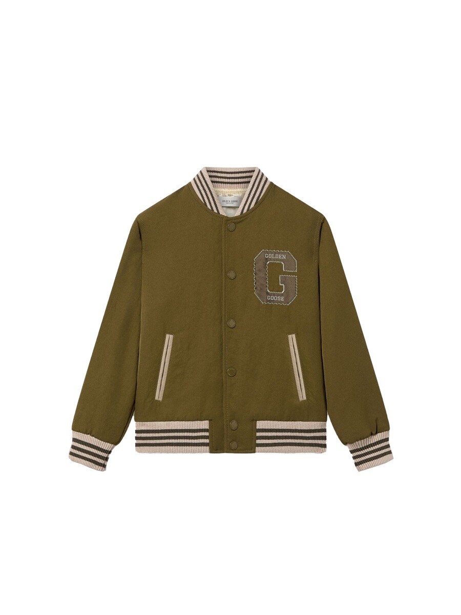 ゴールデングース GOLDEN GOOSE ボンバージャケット 上衣 ボーイズ 赤銅色 Bomber jackets 399671 関税 貨物輸送無料 2026SS el