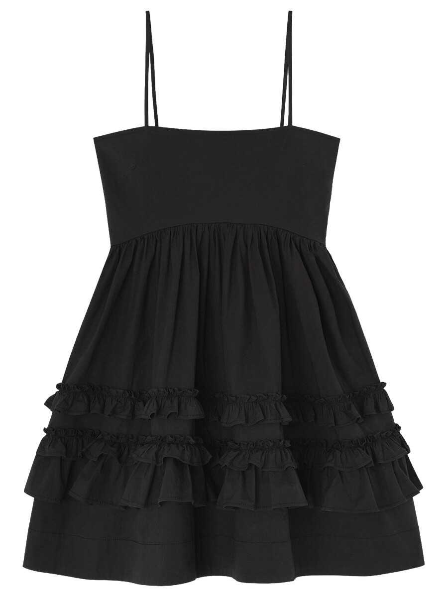 ガニー GANNI ワンピース ドレス レディース ブラック Dresses 399008 関税 送料無料 2026SS el｜BRANDSHOP「il Tesoro」