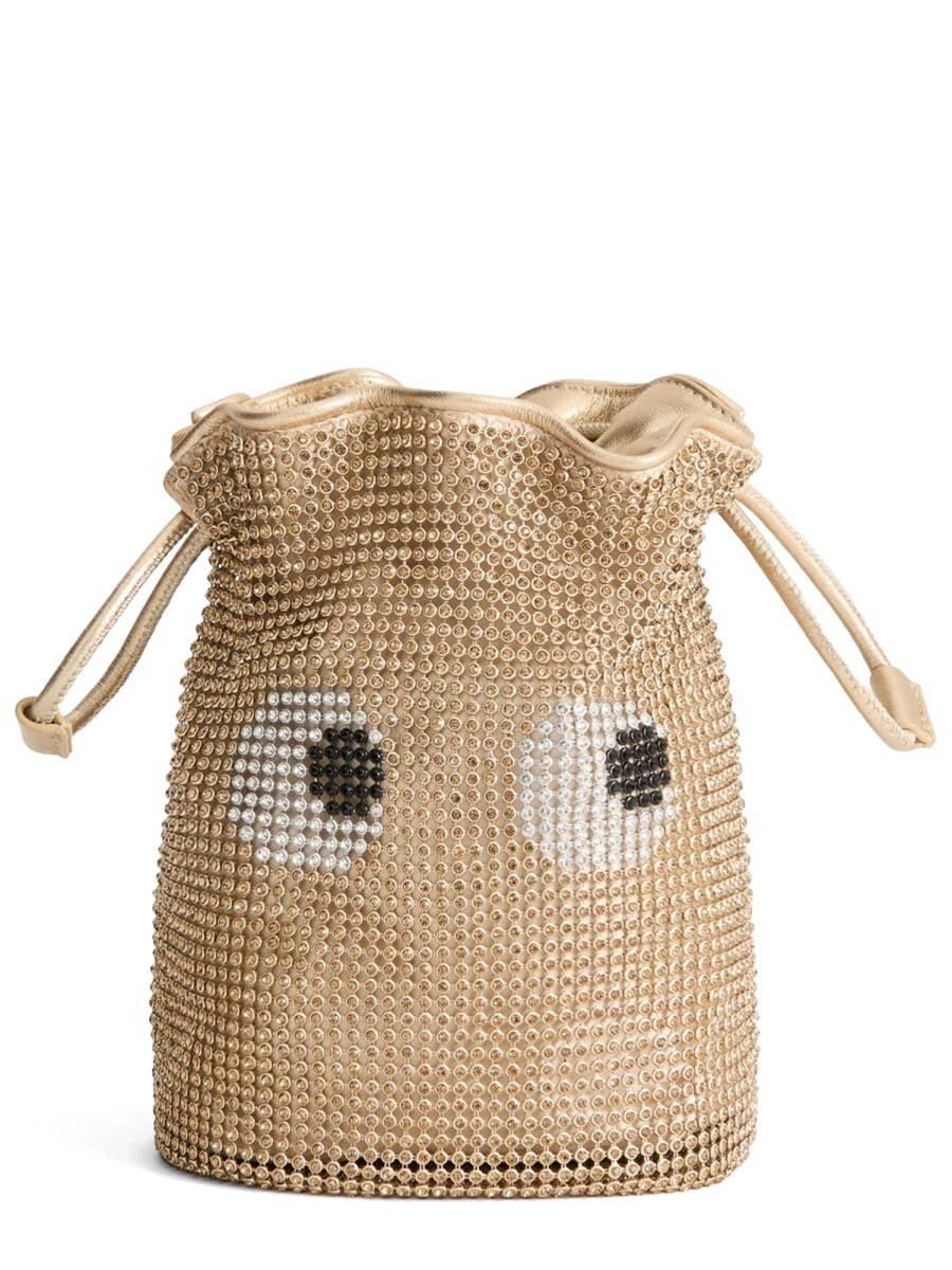 アニヤ ハインド行進曲 ANYA HINDMARCH 御徒面子 レディース ゴールド Business bags 401082 関税 貨物輸送無料 2026SS el