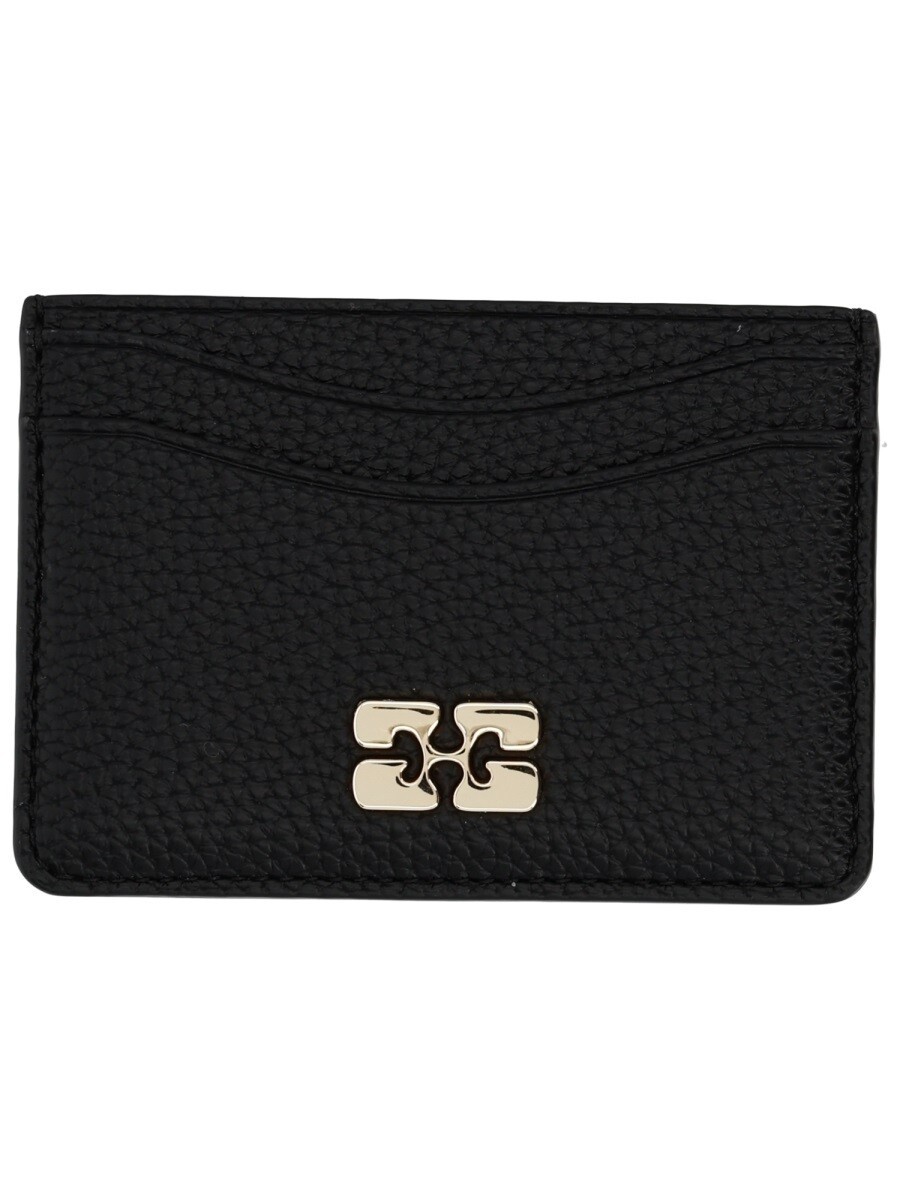 ガニー GANNI 歌留多保持者 紙入れ レディース 黒いこと Wallets and Card Holders 399013 関税 貨物輸送無料 2026SS el