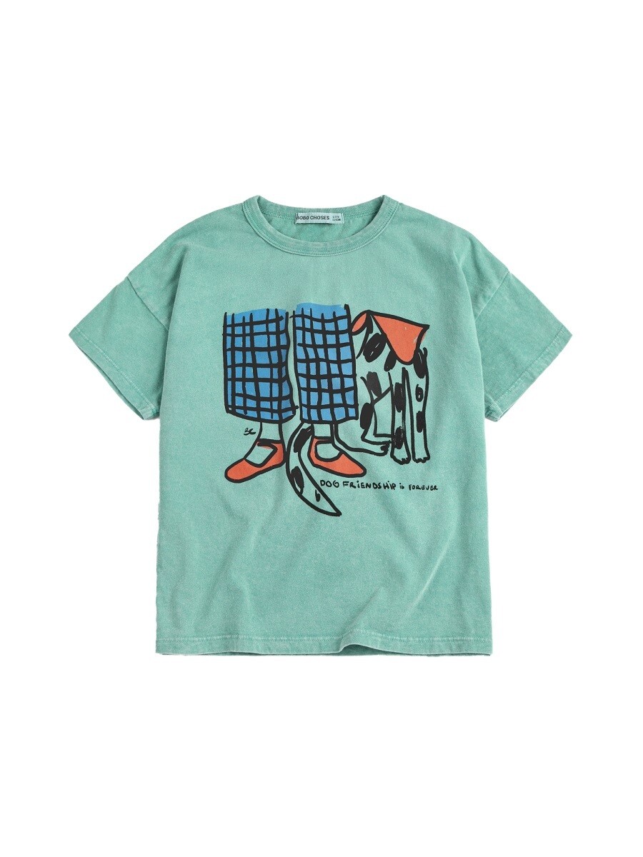 ボボショーズ BOBO CHOSES スポーツシャツ トップス ボーイズ 緑であること Polo shirts 402502 関税 貨物輸送無料 2026SS el