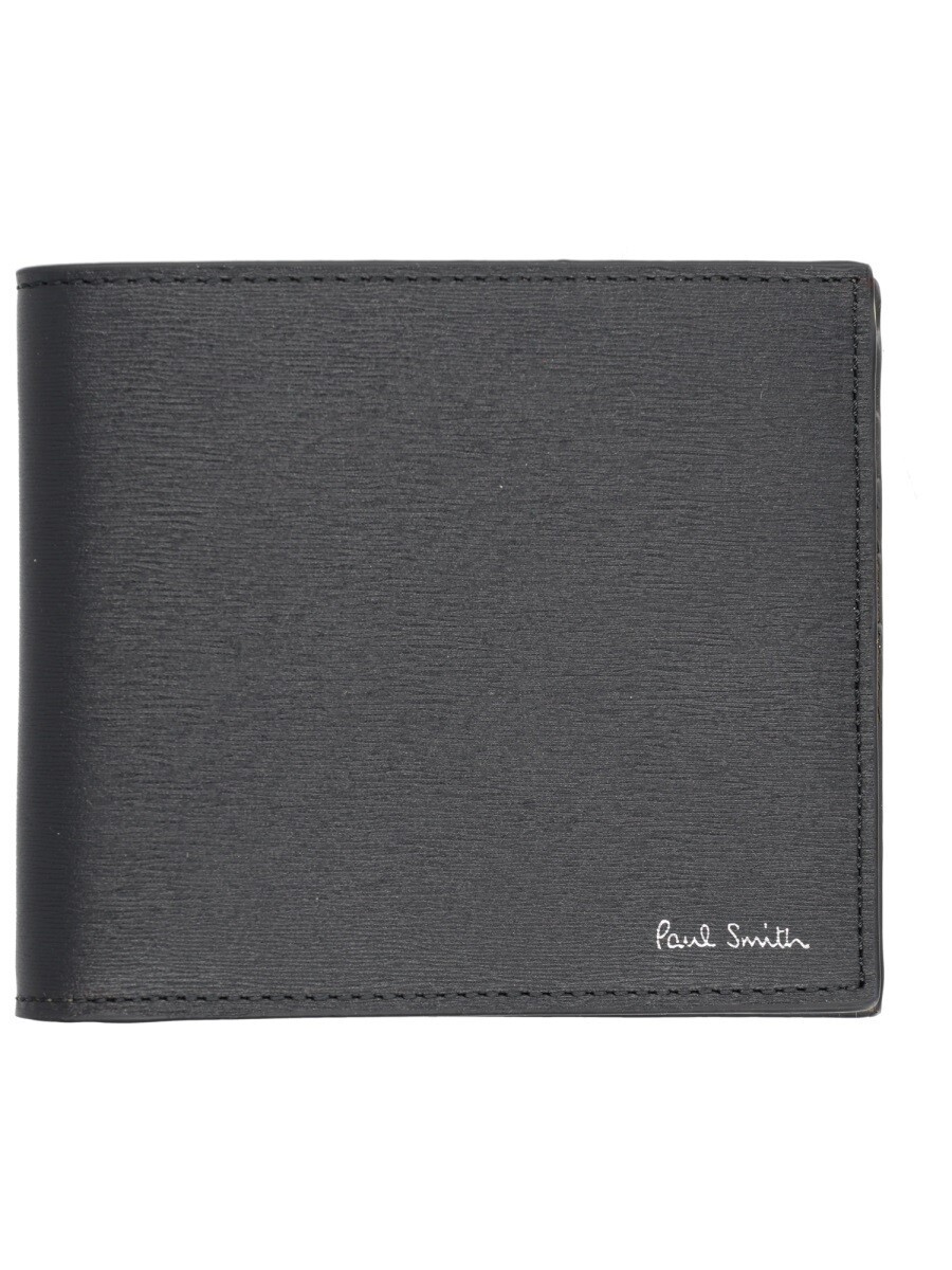 極点スミス PAUL SMITH 歌留多保持者 がま口 メンズ 黒いこと Wallets and Card Holders 400060 関税 貨物輸送無料 2026SS el 財布・ケース-メンズ財布