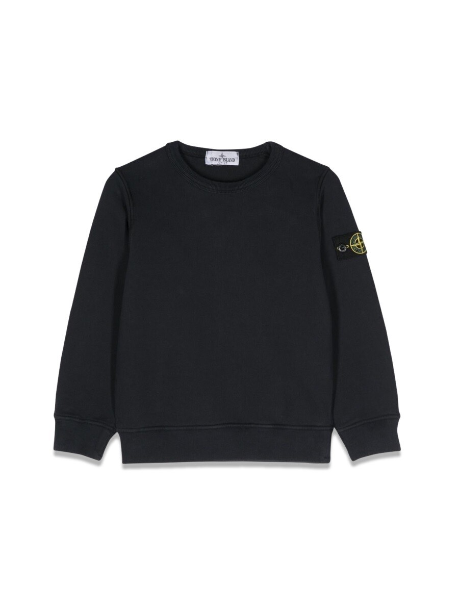 ストーンアイランド STONE ISLAND クルーネックスウェットシャツ 調教師 ボーイズ 青碧 Crew neck sweatshirts 331239 関税 貨物輸送無料 2024AW el