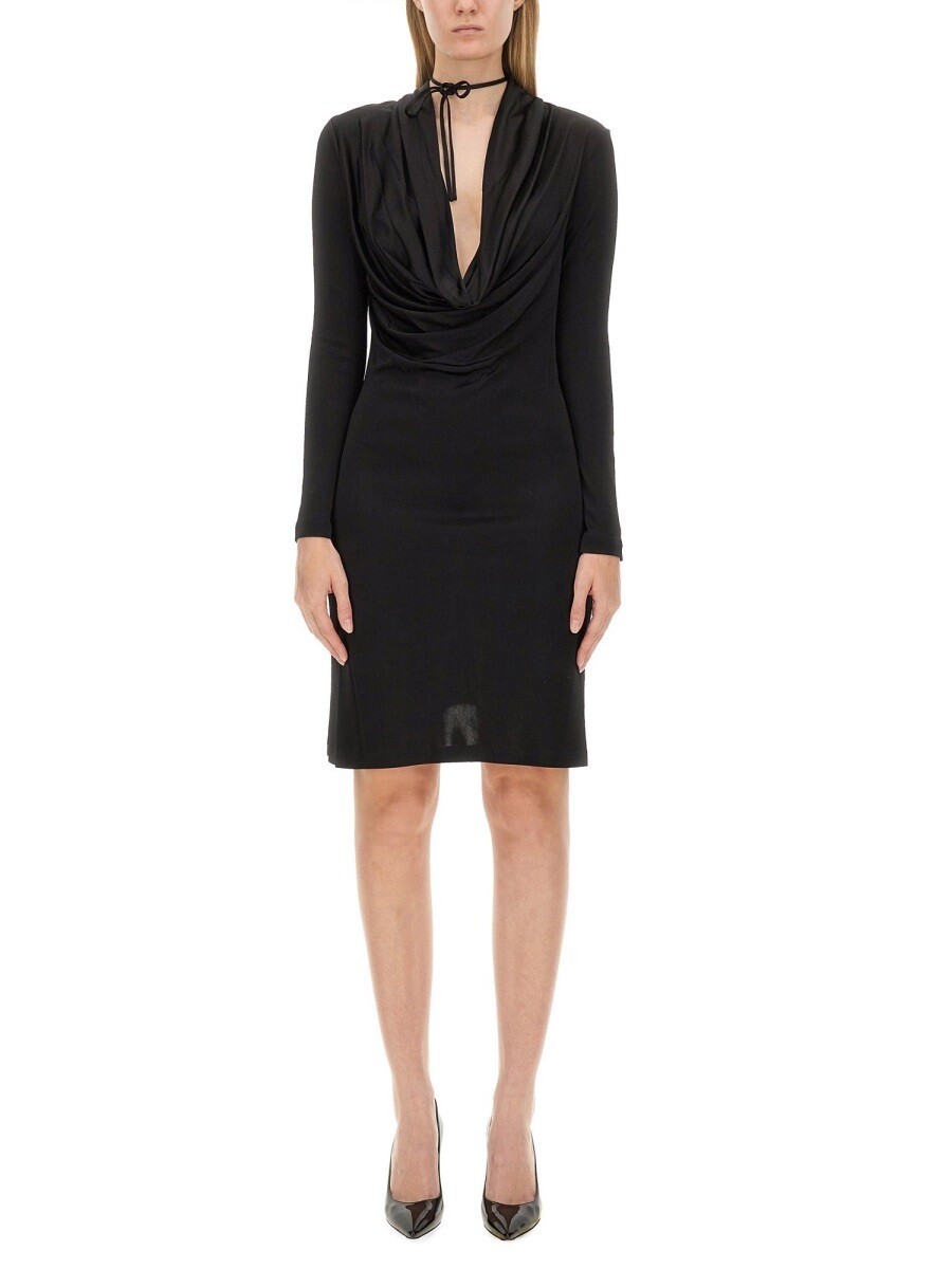 ヘルムート ラング HELMUT LANG ワンピース ドレス レディース ブラック Dresses 334938 関税 送料無料 2024AW el｜BRANDSHOP「il Tesoro」