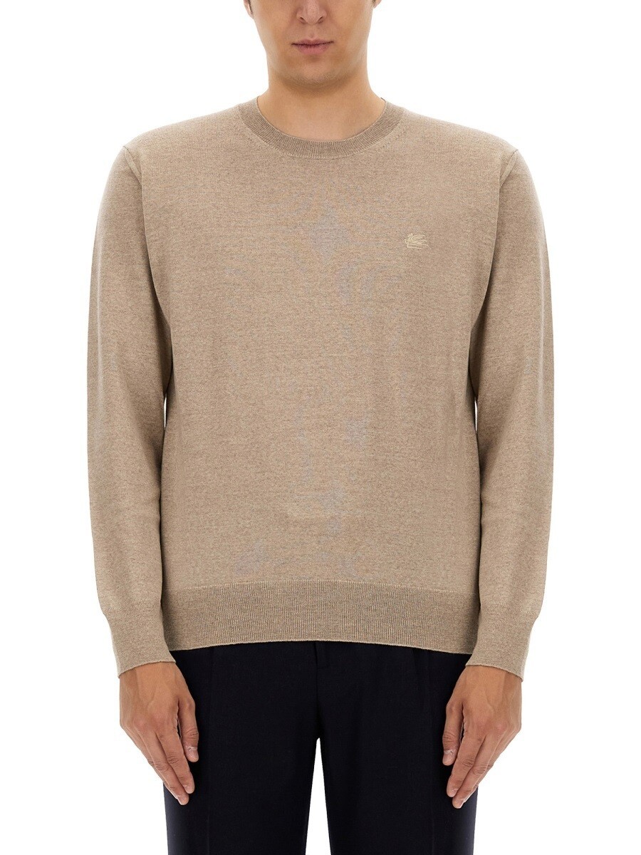 エトロ ETRO セーター ニットウェア メンズ ベージュ Knitwear 327833 関税 送料無料 2024AW el