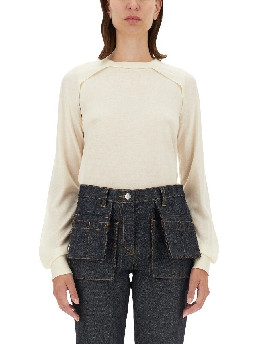 ヘルムート ラング HELMUT LANG セーター ニットウェア レディース ホワイト Knitwear 329610 関税 送料無料 2024AW el｜BRANDSHOP「il Tesoro」