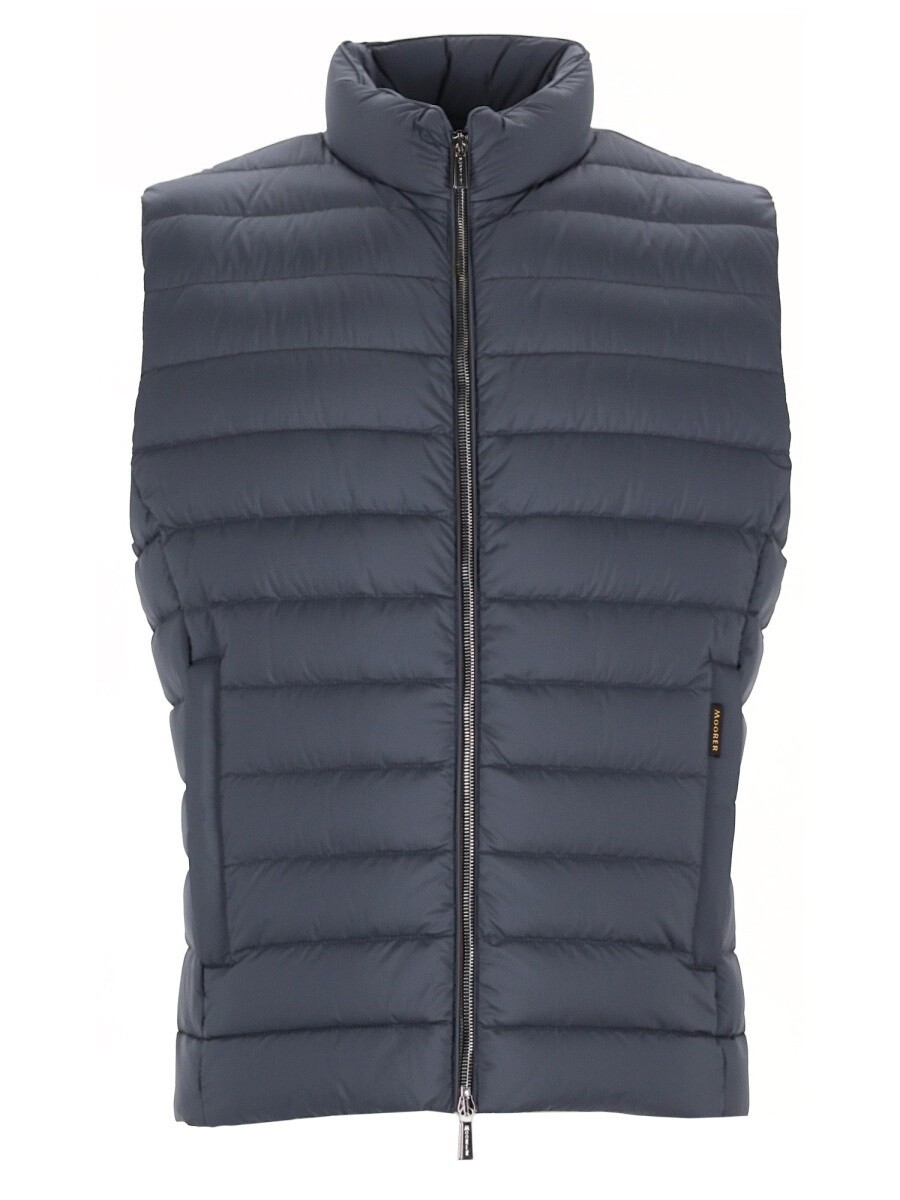 ムーレー MOORER ジレ より良い メンズ 青色 Vests 404231 関税 貨物輸送無料 2026SS el