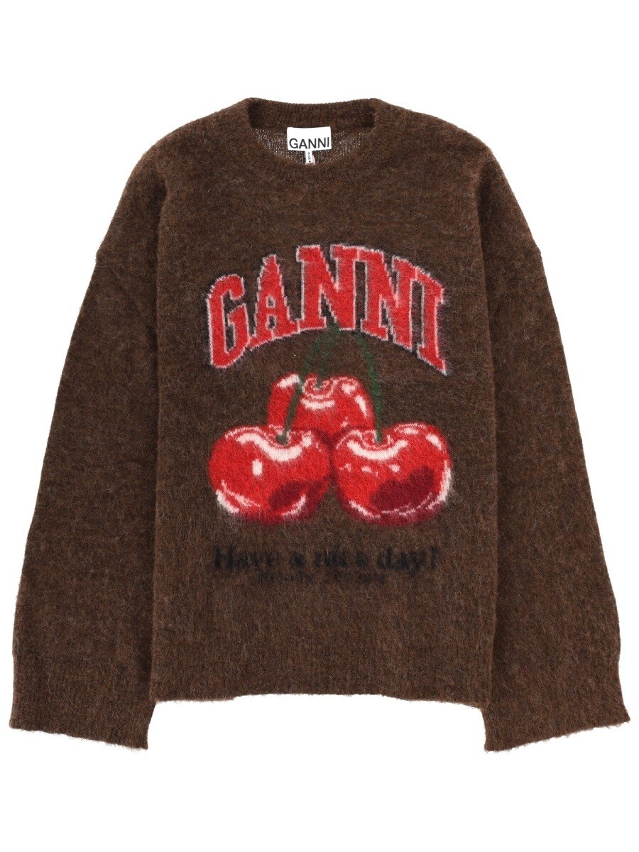 ガニー GANNI セーター ニットウェア レディース ブラウン Knitwear 404988 関税 送料無料 2026SS el｜BRANDSHOP「il Tesoro」