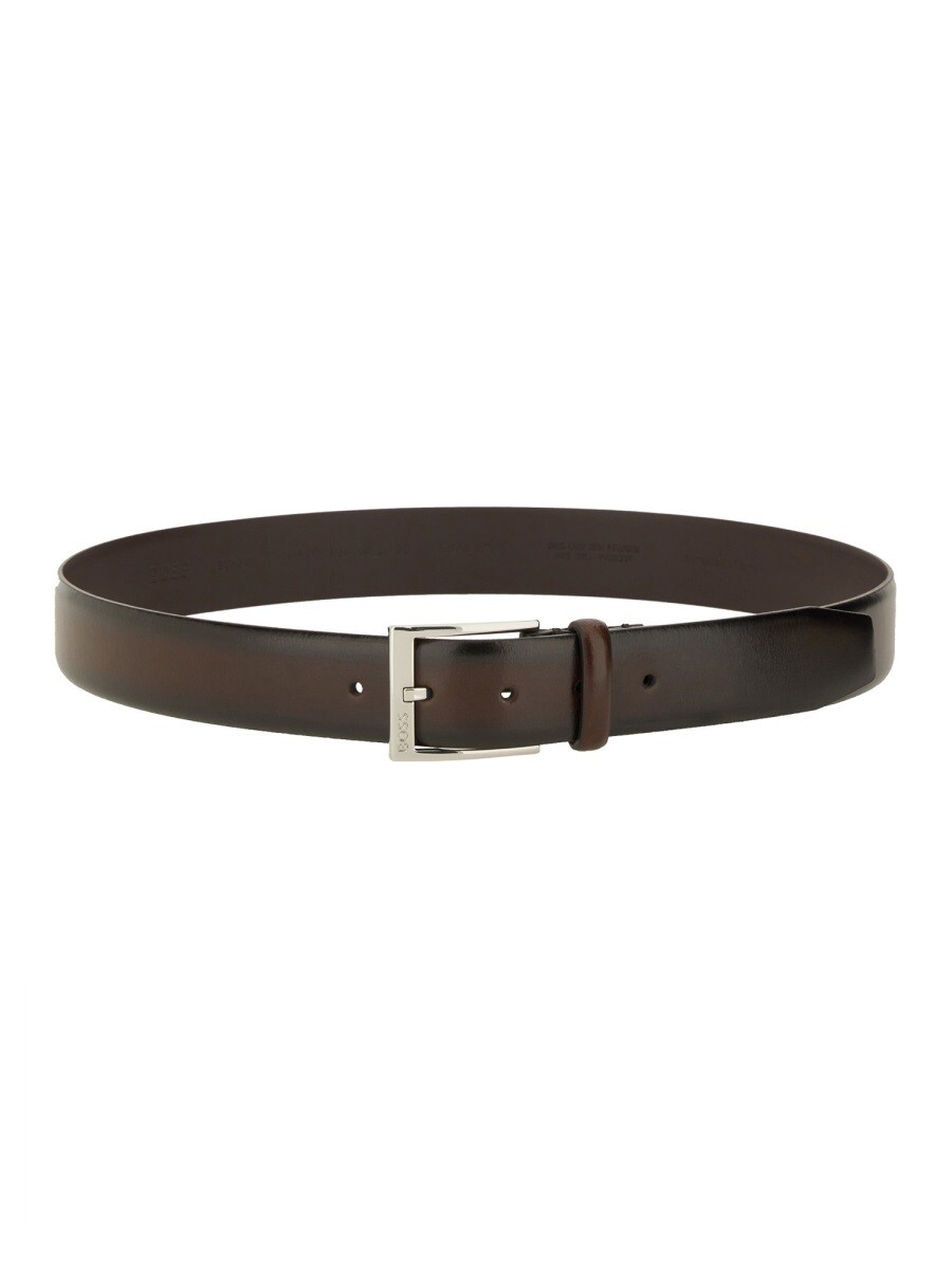 元締め BOSS 胴締め メンズ 赤銅色 Belts 408460 関税 貨物輸送無料 2026SS el