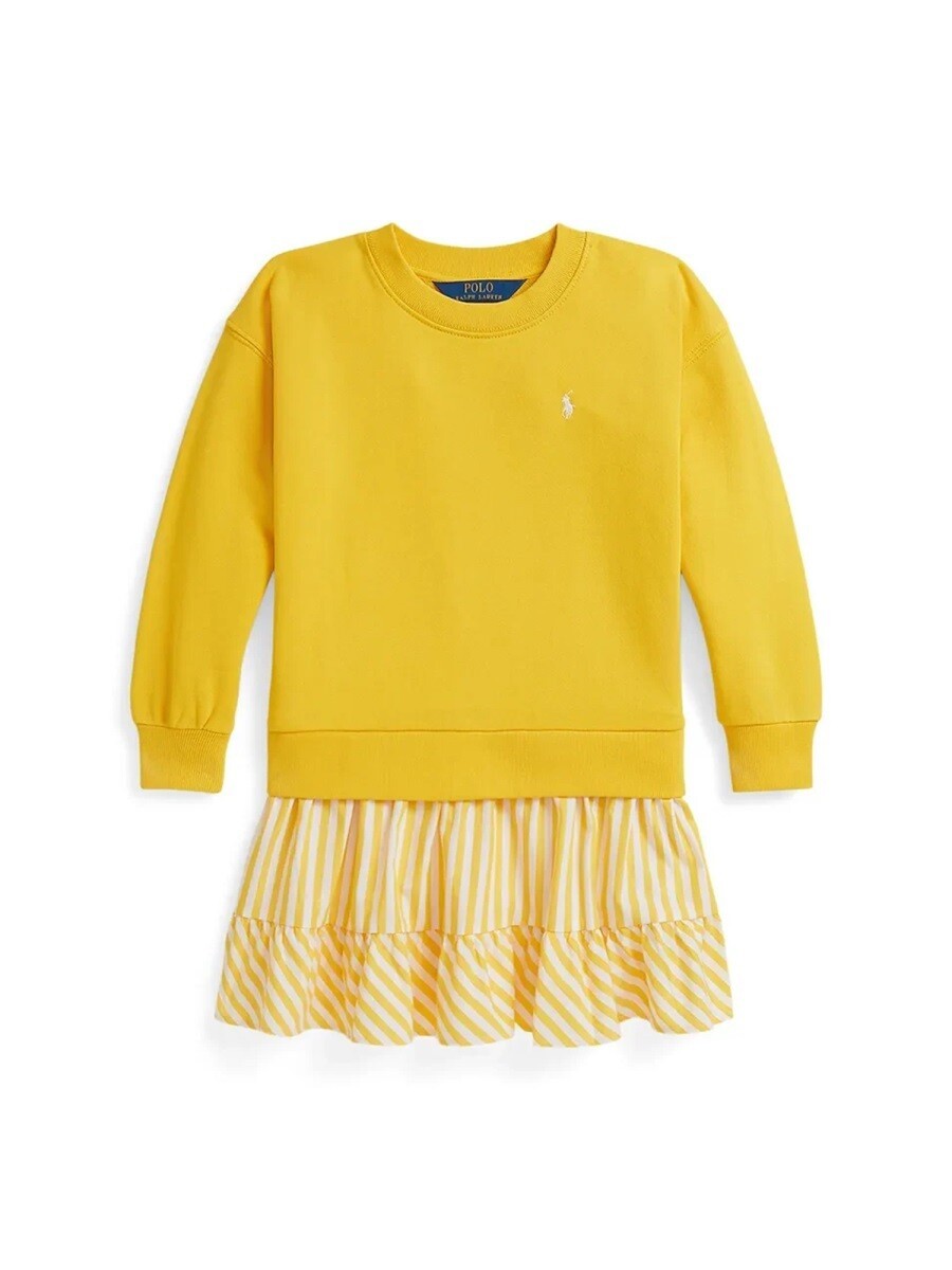 ポロ・ラルフローレン POLO RALPH LAUREN ロングドレス ドレス ガールズ イエロー Long dresses 402973 関税 送料無料 2026SS el