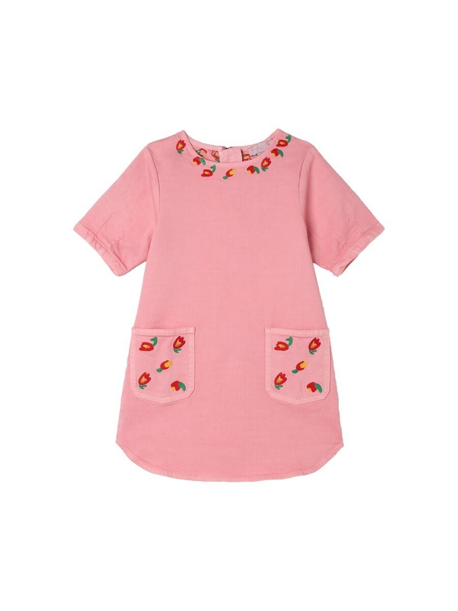 ステラマッカートニー STELLA MCCARTNEY ロングドレス ドレス ガールズ ピンク Long dresses 404418 関税 送料無料 2026SS el