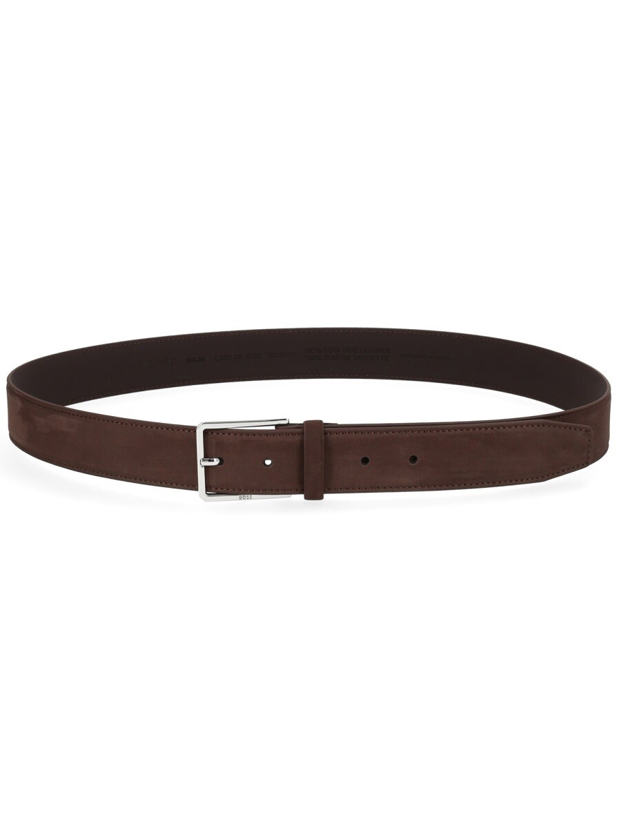 元締め BOSS 胴締め メンズ 赤銅色 Belts 408376 関税 貨物輸送無料 2026SS el