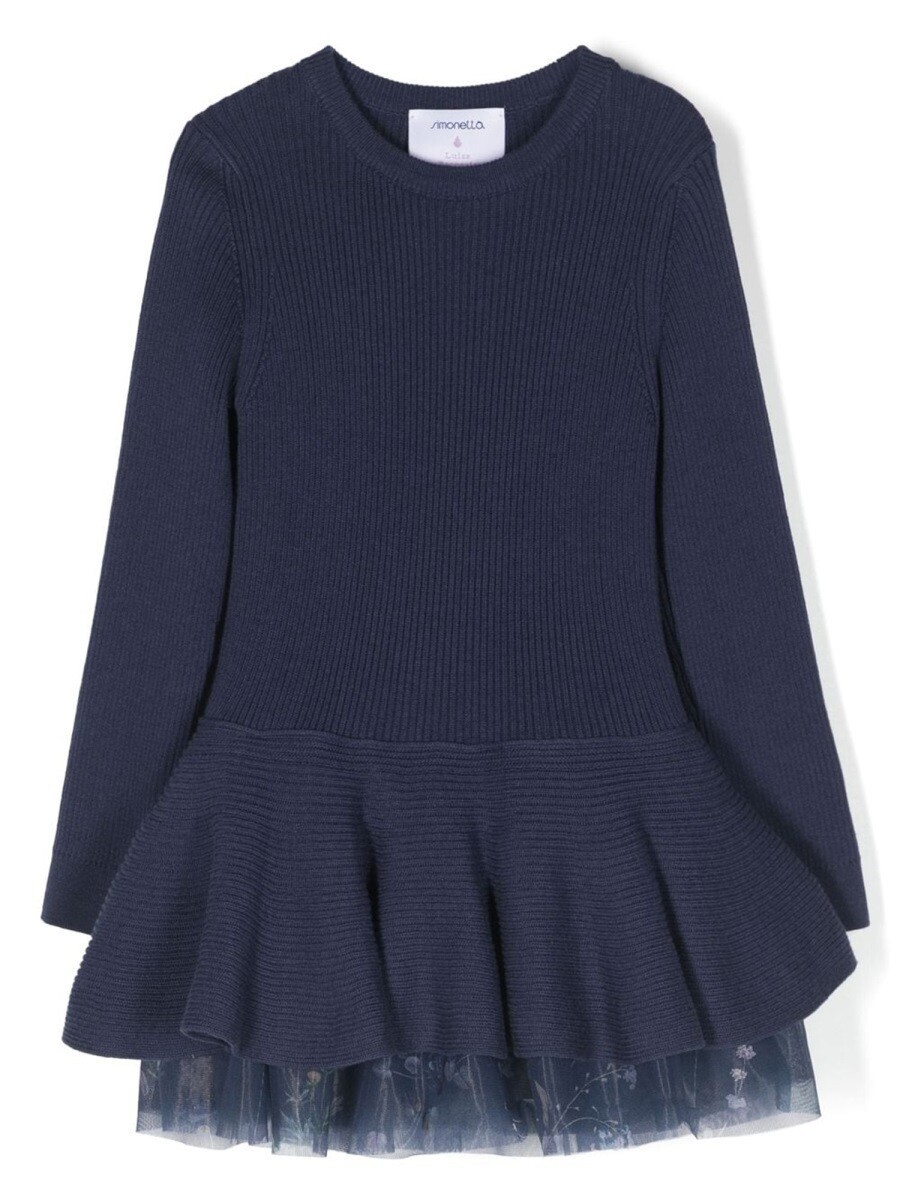 シモネッタ SIMONETTA KIDS ロング御召しもの 御召しもの ガールズ 青碧 Long dresses 296490 関税 貨物輸送無料 2023AW el