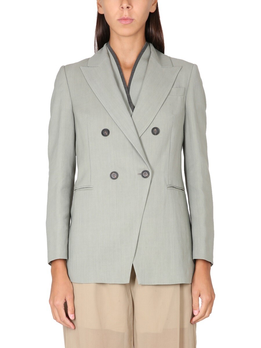ブルネロクチネリ BRUNELLO CUCINELLI スーツジャケット スーツ ジャケット レディース グリーン Suit Jackets 276239 関税 送料無料 2023SS el｜BRANDSHOP「il Tesoro」 181,550円