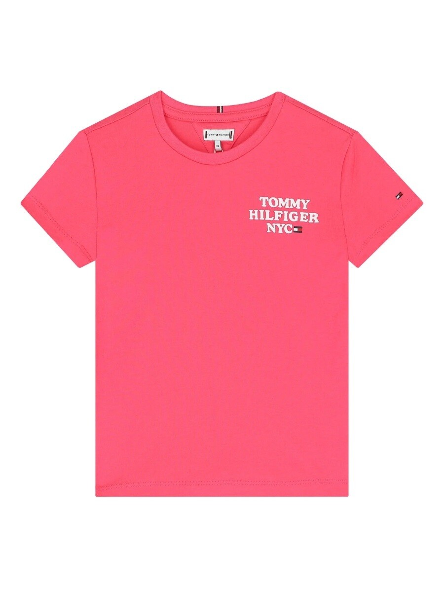 トミー ヒルフィガー TOMMY HILFIGER ロング捩りプルオーバー プルオーバー ガールズ パープル Long sleeve t-shirts 260942 関税 貨物輸送無料 2022AW el