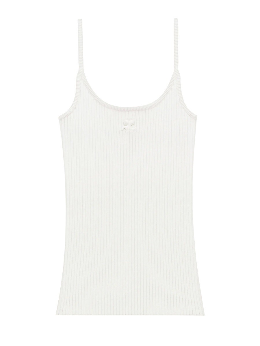 クレージュ COURREGES Tシャツ トップス レディース ホワイト T-shirts and tops 392976 関税 送料無料 2026SS el|BRANDSHOP「il Tesoro」