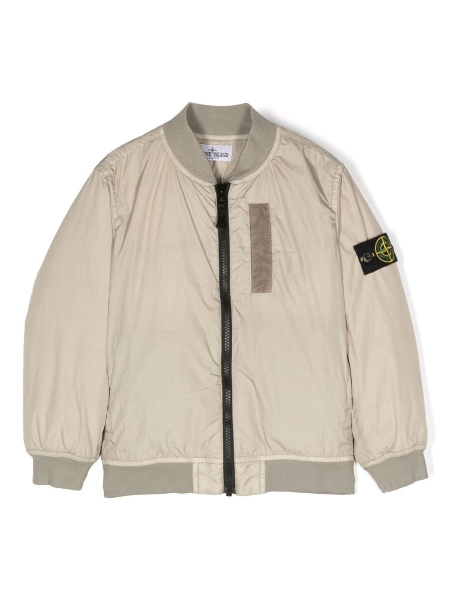 ストーンアイランド STONE ISLAND ボンバージャケット 上衣 ボーイズ 薄墨色 Bomber jackets 306620 関税 貨物輸送無料 2023AW el