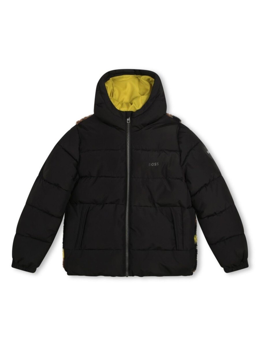 ヒューゴ ボス HUGO BOSS ボンバージャケット ジャケット ボーイズ ブラック Bomber jackets 297501 関税 送料無料 2023AW el|BRANDSHOP「il Tesoro」