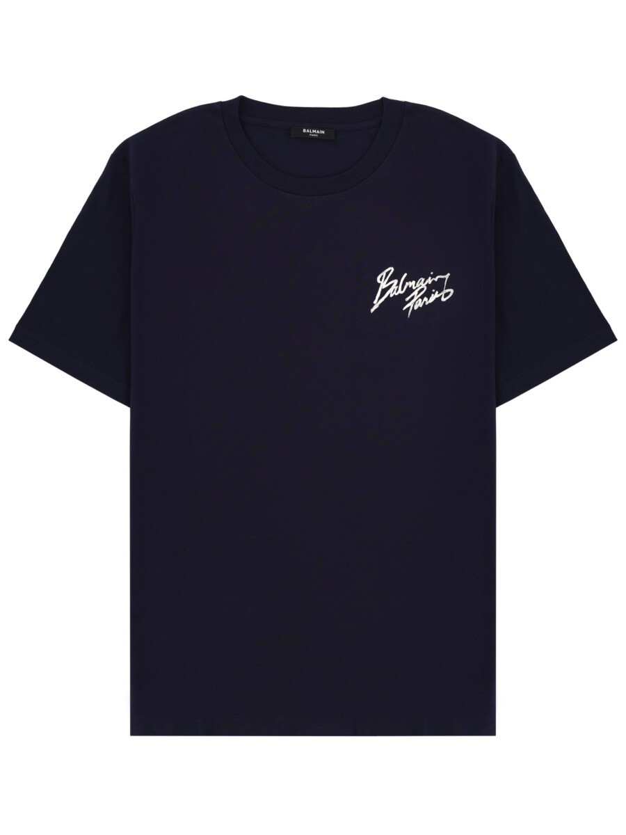バルマン BALMAIN Tシャツ メンズ ブルー T-shirts 397311 関税 送料無料 2026SS el｜BRANDSHOP「il Tesoro」