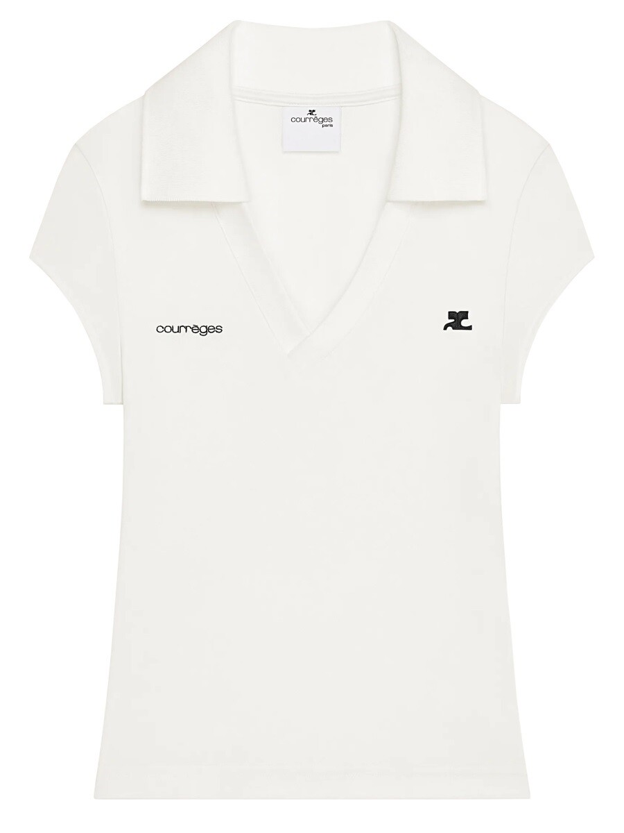 クレージュ COURREGES ポロシャツ レディース ホワイト Polo 404169 関税 送料無料 2026SS el|BRANDSHOP「il Tesoro」