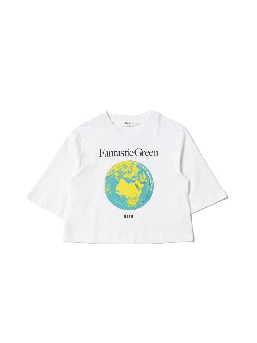エムエスジーエム MSGM ロング捩りプルオーバー プルオーバー ガールズ 白いこと Long sleeve t-shirts 248891 関税 貨物輸送無料 2022SS el