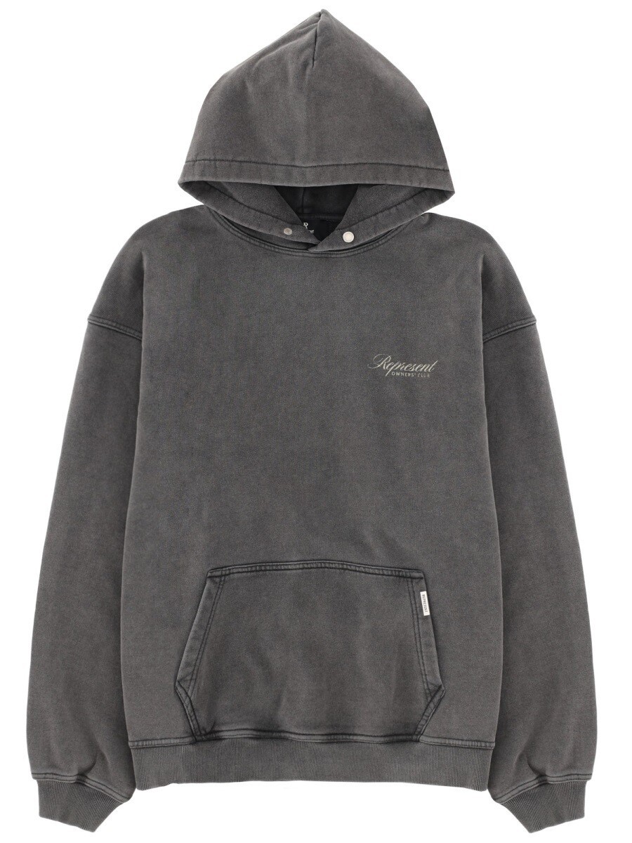 リプレゼント REPRESENT トレーナー 調教師 メンズ 薄墨色 Sweatshirts 401613 関税 貨物輸送無料 2026SS el