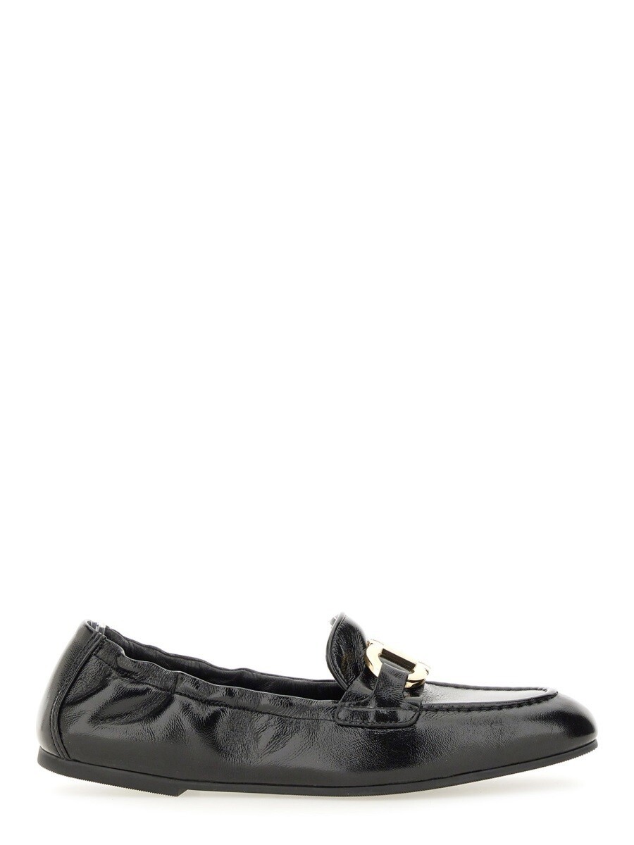 フェラガモ FERRAGAMO 置き目毛革 レディース 黒いこと Loafers 397567 関税 貨物輸送無料 2026SS el