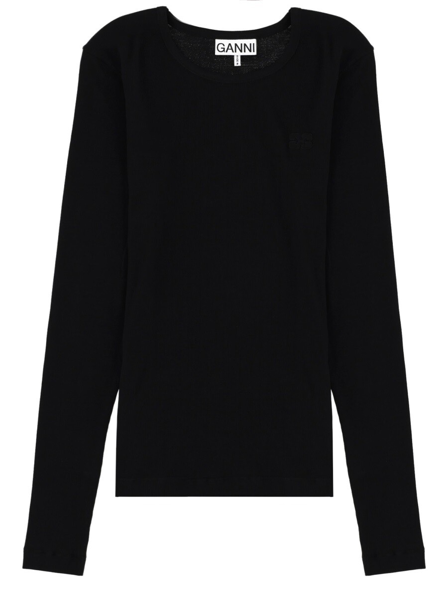 ガニー GANNI Tシャツ トップス レディース グレー T-shirts and tops 400410 関税 送料無料 2026SS el|BRANDSHOP「il Tesoro」