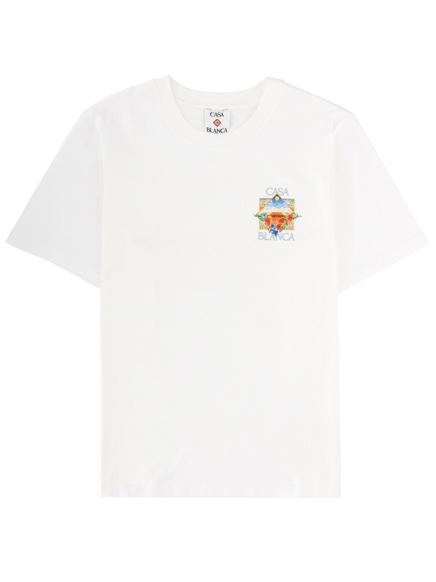 カサブランカ CASABLANCA Tシャツ メンズ ホワイト T-shirts 407248 関税 送料無料 2026SS el|BRANDSHOP「il Tesoro」