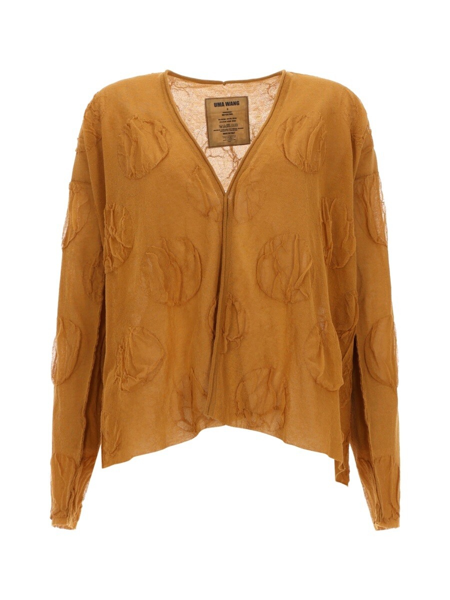 ユマ一 UMA WANG スウェーター 編み物御召しもの レディース ベージュ Knitwear 395473 関税 貨物輸送無料 2026SS el
